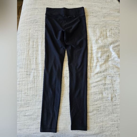 Under Armour Jet Black HeatGear Performance Leggings - Picture 3 of 4
